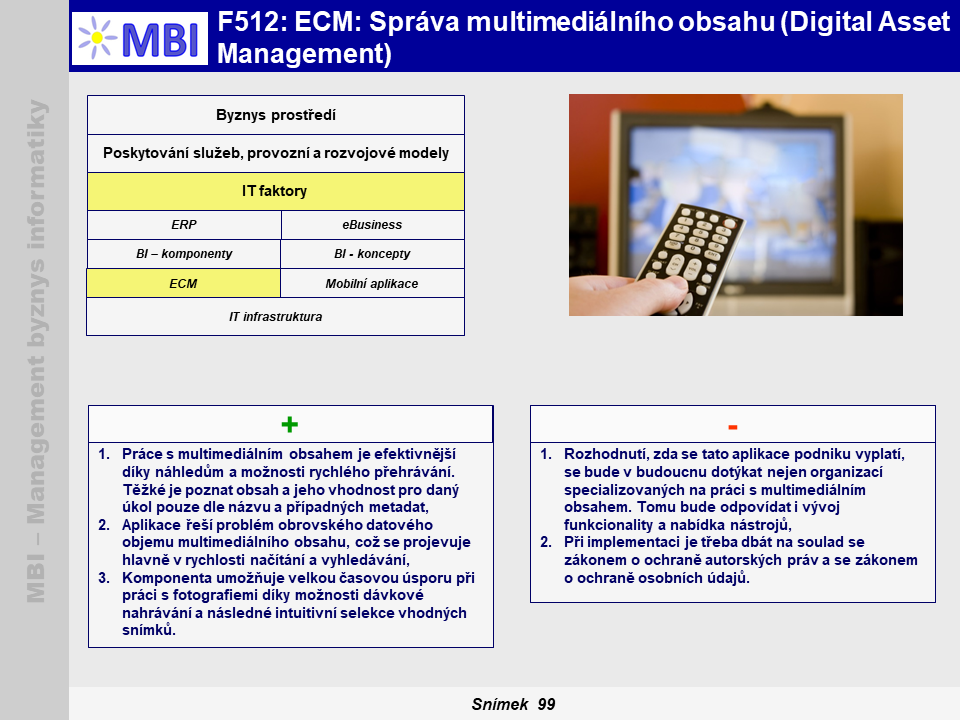 ECM: Správa multimediálního obsahu (Digital Asset Management)
