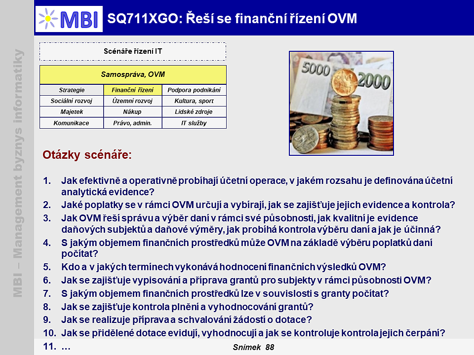 Řeší se finanční řízení OVM