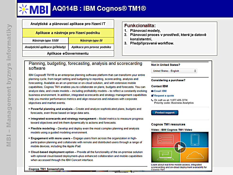 IBM Cognos® TM1®