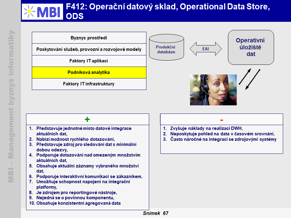 Operační datový sklad, Operational Data Store, ODS