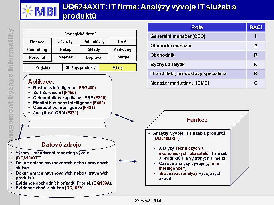 Analýzy vývoje IT produktů a služeb 